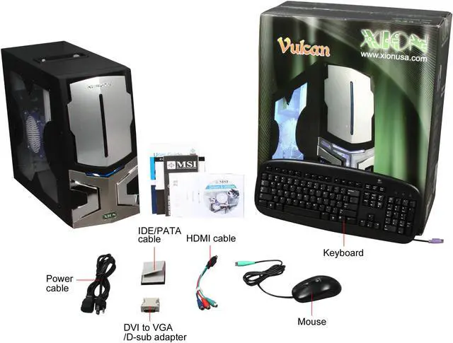 Alt view image 11 of 11 - CyberpowerPC Desktop PC Gamer Infinity 9800 Intel Core 2 Quad Q9550 4GB DDR2 500GB HDD NVIDIA GeForce 9800 GT Windows Vista Home Premium 64-bit (With Windows 7 Upgrade Coupon)