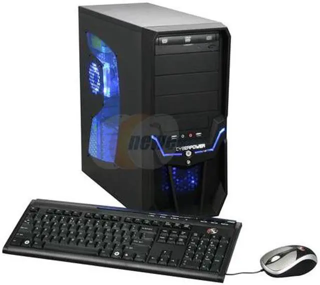 Main image of CyberpowerPC Desktop PC Gamer Infinity 3315 Intel Core 2 Quad Q8200 4GB DDR2 500GB HDD NVIDIA GeForce GT 220 Windows 7 Home Premium 64-Bit
