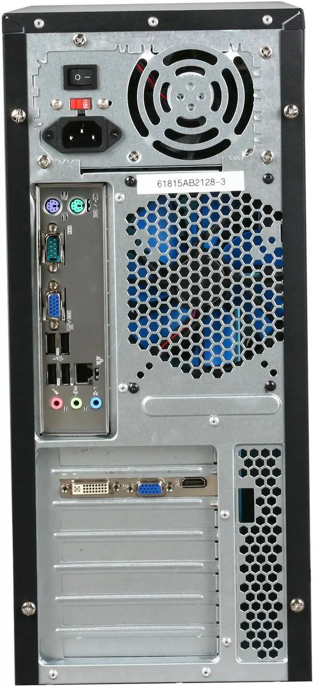 Alt view image 8 of 9 - CyberpowerPC Desktop PC Gamer Infinity 3315 Intel Core 2 Quad Q8200 4GB DDR2 500GB HDD NVIDIA GeForce GT 220 Windows 7 Home Premium 64-Bit