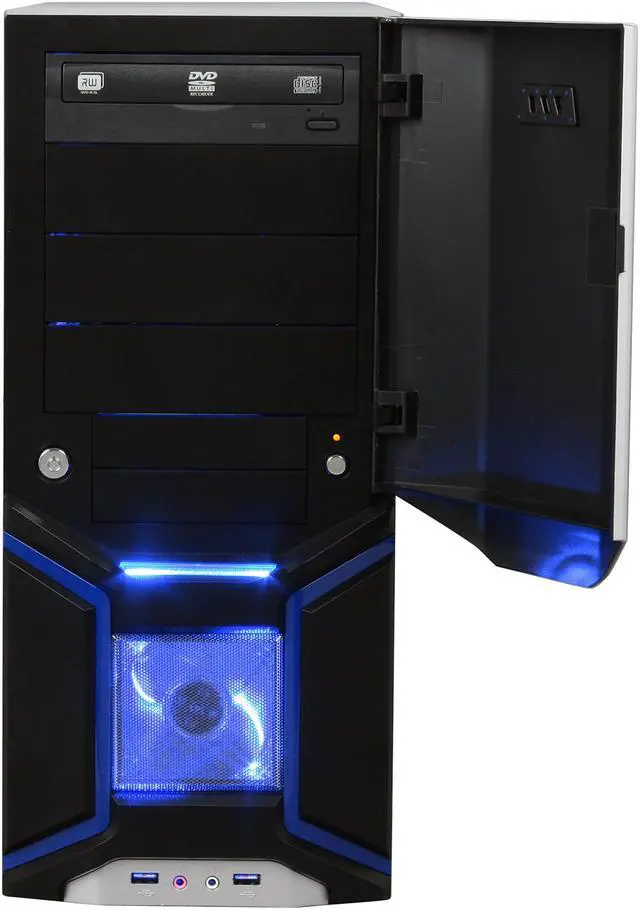 Alt view image 2 of 9 - CyberpowerPC Desktop PC Gamer Ultra 2019 AMD Athlon II X2 245 4GB DDR2 500GB HDD ATI Radeon HD 4350 Windows 7 Home Premium 64-bit