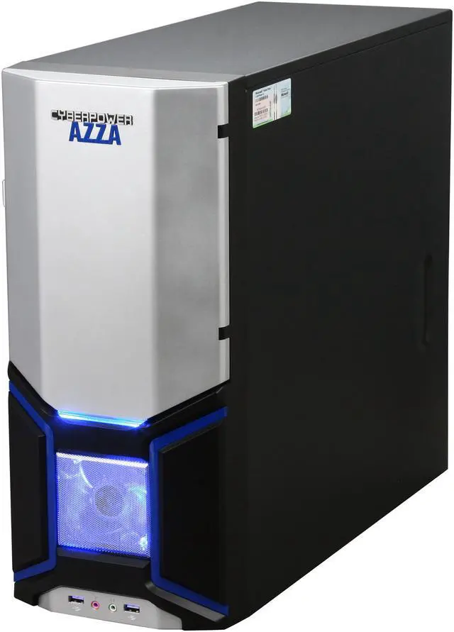 Alt view image 3 of 9 - CyberpowerPC Desktop PC Gamer Ultra 2019 AMD Athlon II X2 245 4GB DDR2 500GB HDD ATI Radeon HD 4350 Windows 7 Home Premium 64-bit