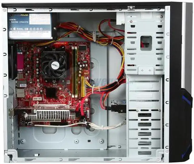 Alt view image 6 of 9 - CyberpowerPC Desktop PC Gamer Ultra 2019 AMD Athlon II X2 245 4GB DDR2 500GB HDD ATI Radeon HD 4350 Windows 7 Home Premium 64-bit