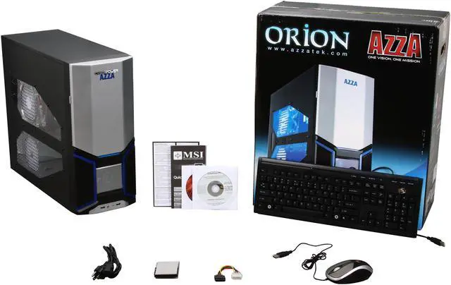 Alt view image 9 of 9 - CyberpowerPC Desktop PC Gamer Ultra 2019 AMD Athlon II X2 245 4GB DDR2 500GB HDD ATI Radeon HD 4350 Windows 7 Home Premium 64-bit