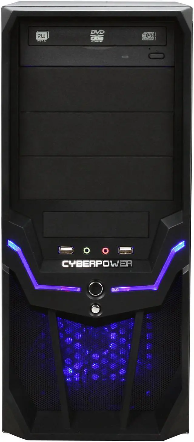 Alt view image 2 of 8 - CyberpowerPC Desktop PC Gamer Xtreme 1030 Intel Core i5-750 4GB DDR3 500GB HDD NVIDIA GeForce 9500 GT Windows 7 Home Premium 64-bit