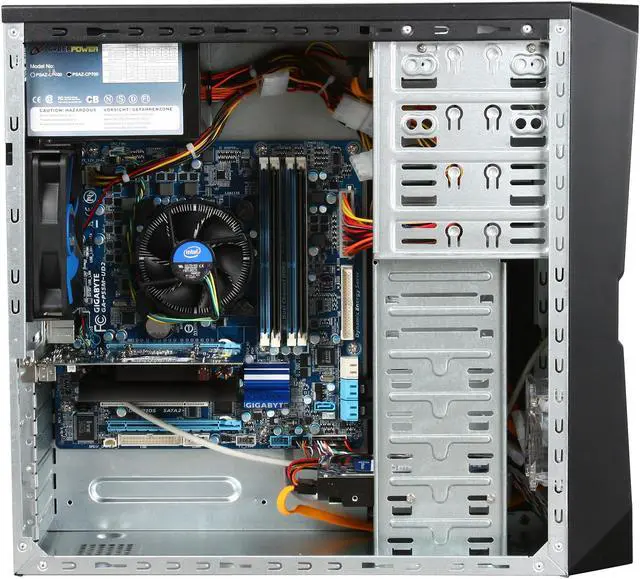 Alt view image 5 of 8 - CyberpowerPC Desktop PC Gamer Xtreme 1030 Intel Core i5-750 4GB DDR3 500GB HDD NVIDIA GeForce 9500 GT Windows 7 Home Premium 64-bit