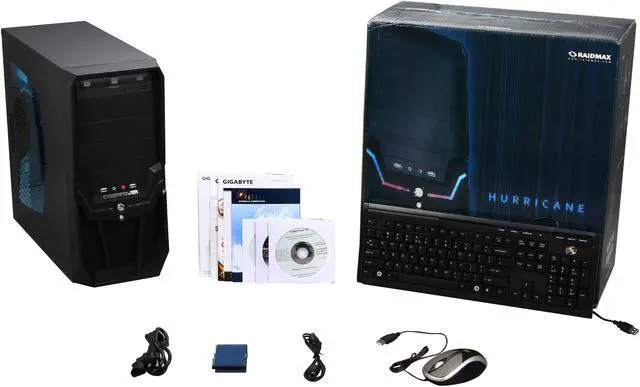 Alt view image 8 of 8 - CyberpowerPC Desktop PC Gamer Xtreme 1030 Intel Core i5-750 4GB DDR3 500GB HDD NVIDIA GeForce 9500 GT Windows 7 Home Premium 64-bit