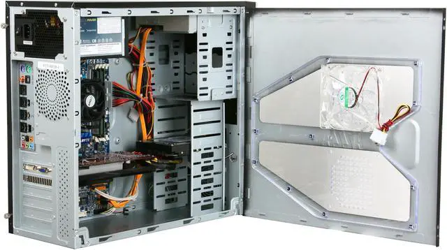 Alt view image 5 of 9 - CyberpowerPC Desktop PC Gamer Ultra 2023 AMD Phenom II X2 550 4GB DDR3 500GB HDD NVIDIA GeForce GTS 250 Windows 7 Home Premium 64-Bit