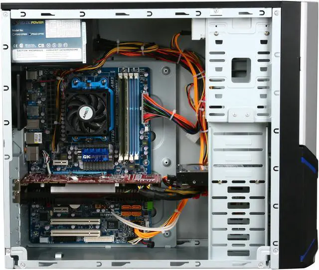 Alt view image 6 of 9 - CyberpowerPC Desktop PC Gamer Ultra 2023 AMD Phenom II X2 550 4GB DDR3 500GB HDD NVIDIA GeForce GTS 250 Windows 7 Home Premium 64-Bit