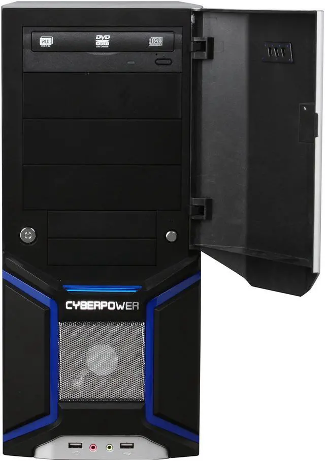 Alt view image 2 of 9 - CyberpowerPC Desktop PC Gamer Ultra 2024 AMD Phenom II X4 955 4GB DDR3 500GB HDD NVIDIA GeForce 9800 GT Windows 7 Home Premium 64-Bit
