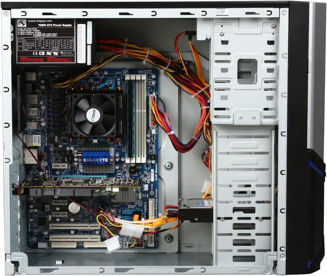 Alt view image 6 of 9 - CyberpowerPC Desktop PC Gamer Ultra 2024 AMD Phenom II X4 955 4GB DDR3 500GB HDD NVIDIA GeForce 9800 GT Windows 7 Home Premium 64-Bit
