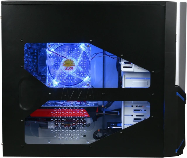 Alt view image 4 of 9 - CyberpowerPC Desktop PC Gamer Ultra 2032 AMD Athlon II X4 620 4GB DDR2 500GB HDD ATI Radeon HD 5850 Windows 7 Home Premium 64-Bit