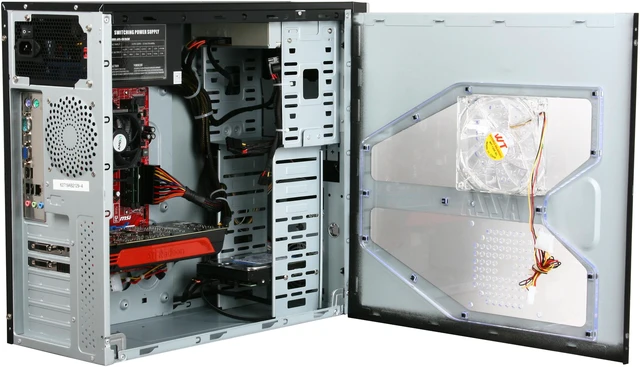 Alt view image 5 of 9 - CyberpowerPC Desktop PC Gamer Ultra 2032 AMD Athlon II X4 620 4GB DDR2 500GB HDD ATI Radeon HD 5850 Windows 7 Home Premium 64-Bit