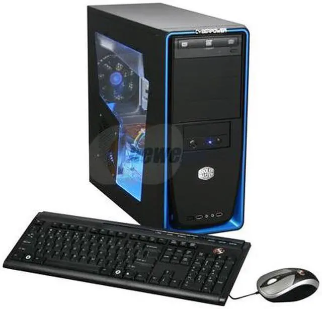 Main image of CyberpowerPC Desktop PC Gamer Infinity 7523 Intel Core 2 Quad Q8400 4GB DDR2 500GB HDD NVIDIA GeForce GTS 250 Windows 7 Home Premium 64-bit