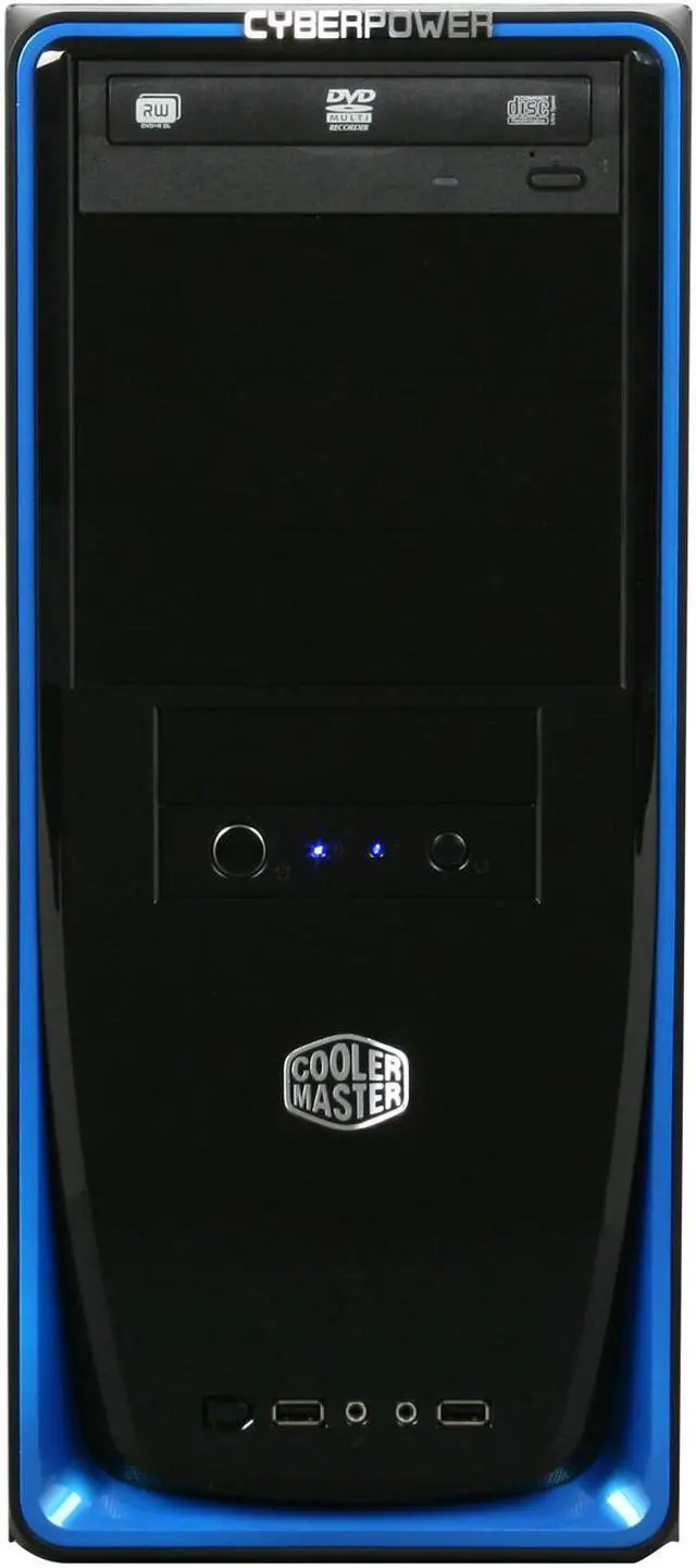 Alt view image 2 of 9 - CyberpowerPC Desktop PC Gamer Infinity 7523 Intel Core 2 Quad Q8400 4GB DDR2 500GB HDD NVIDIA GeForce GTS 250 Windows 7 Home Premium 64-bit