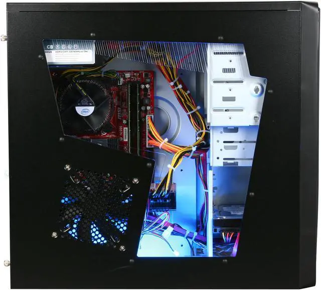 Alt view image 4 of 9 - CyberpowerPC Desktop PC Gamer Infinity 7523 Intel Core 2 Quad Q8400 4GB DDR2 500GB HDD NVIDIA GeForce GTS 250 Windows 7 Home Premium 64-bit