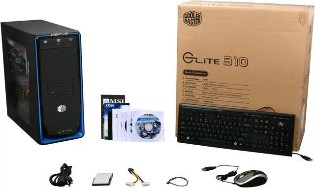 Alt view image 9 of 9 - CyberpowerPC Desktop PC Gamer Infinity 7523 Intel Core 2 Quad Q8400 4GB DDR2 500GB HDD NVIDIA GeForce GTS 250 Windows 7 Home Premium 64-bit