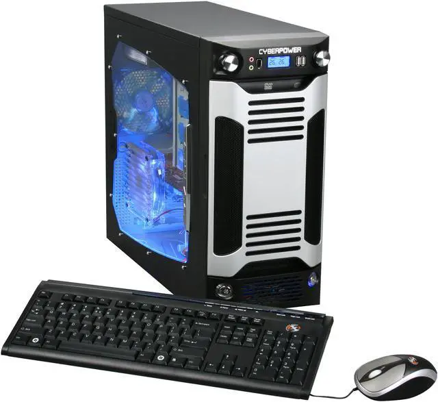 Main image of CyberpowerPC Desktop PC Gamer Infinity 6201 Intel Core 2 Quad Q8200 4GB DDR2 500GB HDD ATI Radeon HD 4850 Windows 7 Home Premium 64-bit