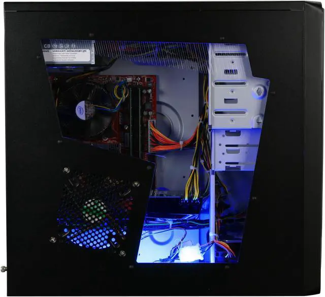 Alt view image 4 of 9 - CyberpowerPC Desktop PC Gamer Infinity 6315 Intel Core 2 Duo E8400 4GB DDR2 500GB HDD NVIDIA GeForce GTX 260 Windows 7 Home Premium 64-bit