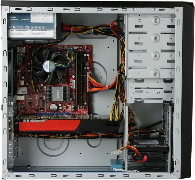 Alt view image 6 of 9 - CyberpowerPC Desktop PC Gamer Infinity 6315 Intel Core 2 Duo E8400 4GB DDR2 500GB HDD NVIDIA GeForce GTX 260 Windows 7 Home Premium 64-bit