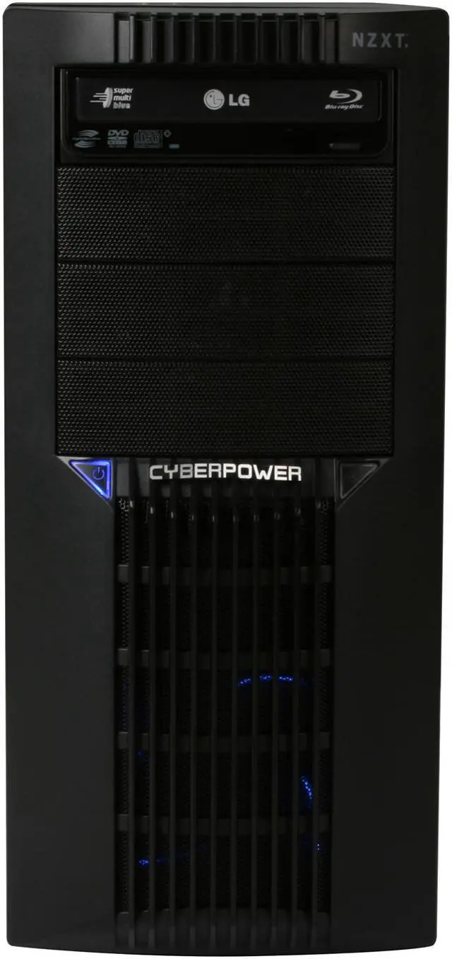Alt view image 2 of 10 - CyberpowerPC Desktop PC Gamer Xtreme 1040 Intel Core i7-960 12GB DDR3 2TB HDD NVIDIA GeForce GTX 295 Windows 7 Home Premium 64-bit