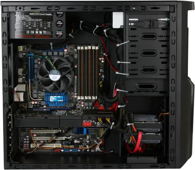 Alt view image 6 of 10 - CyberpowerPC Desktop PC Gamer Xtreme 1040 Intel Core i7-960 12GB DDR3 2TB HDD NVIDIA GeForce GTX 295 Windows 7 Home Premium 64-bit