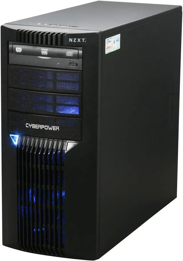 Alt view image 3 of 10 - CyberpowerPC Desktop PC Gamer Xtreme 1041 Intel Core i5-750 4GB DDR3 1TB HDD ATI Radeon HD 5770 Windows 7 Home Premium 64-bit