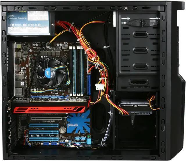 Alt view image 6 of 10 - CyberpowerPC Desktop PC Gamer Xtreme 1041 Intel Core i5-750 4GB DDR3 1TB HDD ATI Radeon HD 5770 Windows 7 Home Premium 64-bit