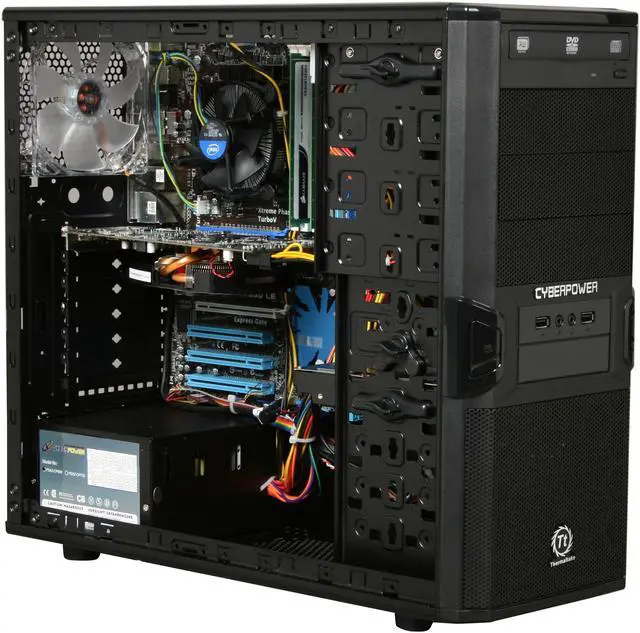 Alt view image 7 of 9 - CyberpowerPC Desktop PC Gamer Xtreme 1050 Intel Core i5-750 4GB DDR3 1TB HDD ATI Radeon HD 5770 Windows 7 Home Premium 64-bit