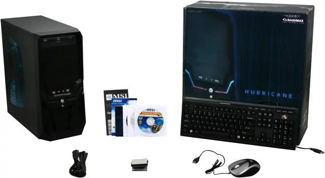 Alt view image 9 of 9 - CyberpowerPC Desktop PC Gamer Ultra 2038 AMD Athlon II X4 630 4GB DDR2 500GB HDD NVIDIA GeForce G210 Windows 7 Home Premium 64-Bit