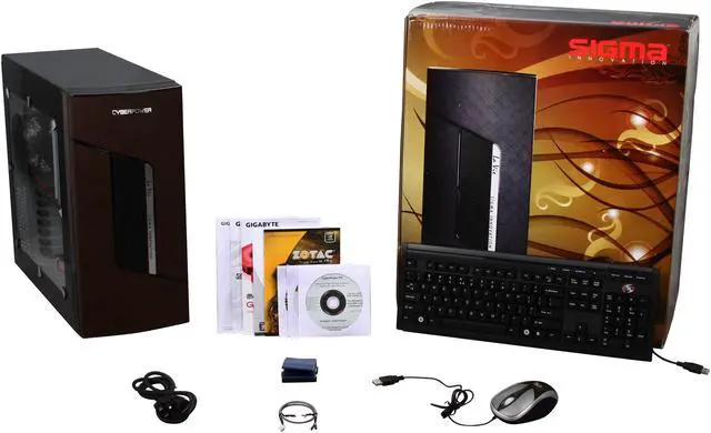 Alt view image 9 of 9 - CyberpowerPC Desktop PC Gamer Xtreme 1060 Intel Core i3-530 4GB DDR3 500GB HDD NVIDIA GeForce 9800 GT Windows 7 Home Premium 64-bit