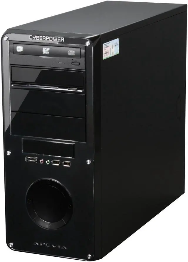 Alt view image 3 of 9 - CyberpowerPC Desktop PC Gamer Ultra 2040 AMD Phenom II X4 945 4GB DDR3 500GB HDD NVIDIA GeForce GT 220 Windows 7 Home Premium 64-Bit