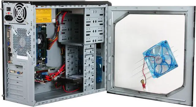 Alt view image 5 of 9 - CyberpowerPC Desktop PC Gamer Ultra 2040 AMD Phenom II X4 945 4GB DDR3 500GB HDD NVIDIA GeForce GT 220 Windows 7 Home Premium 64-Bit