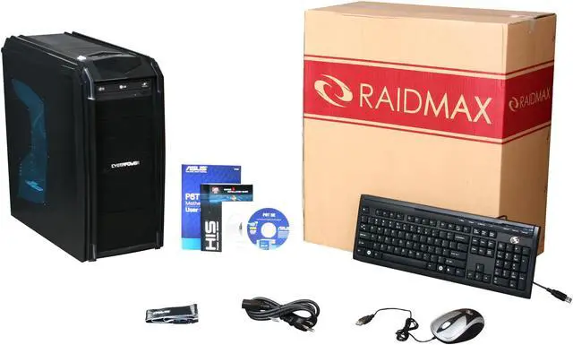 Alt view image 10 of 10 - CyberpowerPC Desktop PC Gamer Xtreme 1062 LQ Intel Core i7-930 6GB DDR3 1TB HDD ATI Radeon HD 5770 Windows 7 Home Premium 64-Bit