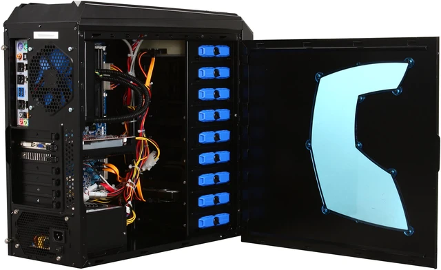Alt view image 5 of 10 - CyberpowerPC Desktop PC Gamer Ultra 2042LQ AMD Phenom II X4 965 4GB DDR3 1TB HDD NVIDIA GeForce GTS 250 Windows 7 Home Premium 64-Bit