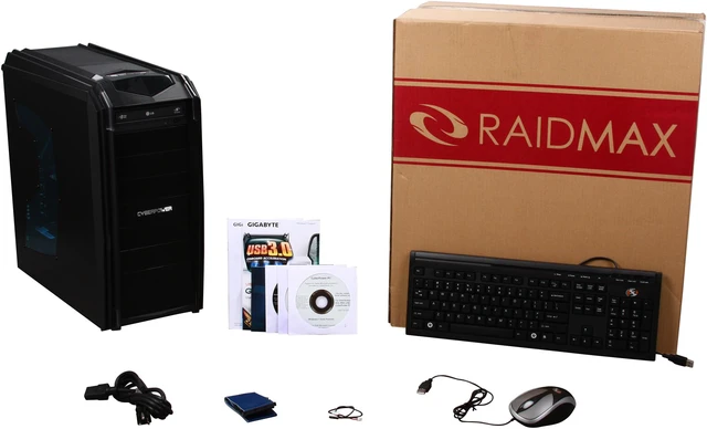 Alt view image 10 of 10 - CyberpowerPC Desktop PC Gamer Ultra 2042LQ AMD Phenom II X4 965 4GB DDR3 1TB HDD NVIDIA GeForce GTS 250 Windows 7 Home Premium 64-Bit