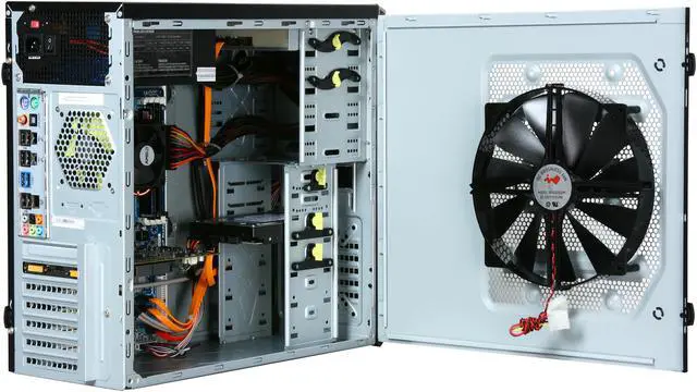 Alt view image 5 of 10 - CyberpowerPC Desktop PC Gamer Ultra 2044 AMD Phenom II X4 955 4GB DDR3 500GB HDD NVIDIA GeForce 9800 GT Windows 7 Home Premium 64-Bit