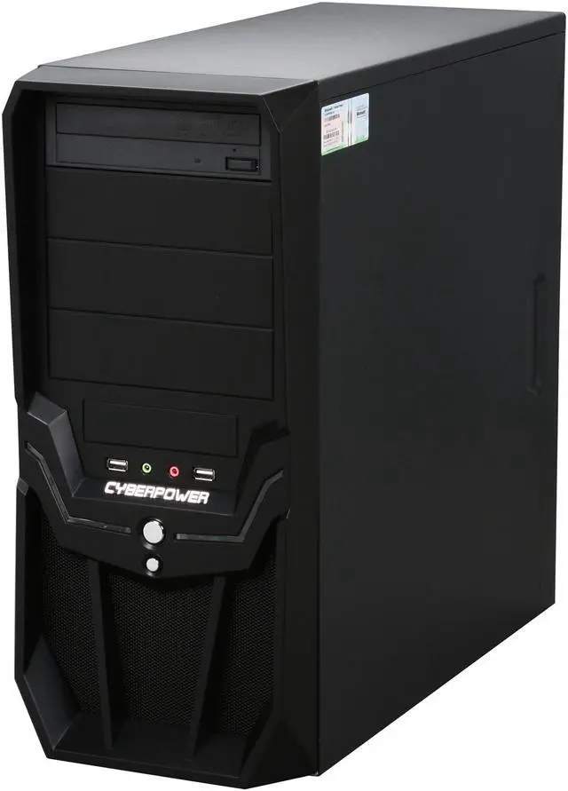 Alt view image 3 of 9 - CyberpowerPC Desktop PC Gamer Ultra 2053 AMD Athlon II X4 630 4GB DDR3 500GB HDD ATI Radeon HD 5670 Windows 7 Home Premium 64-bit