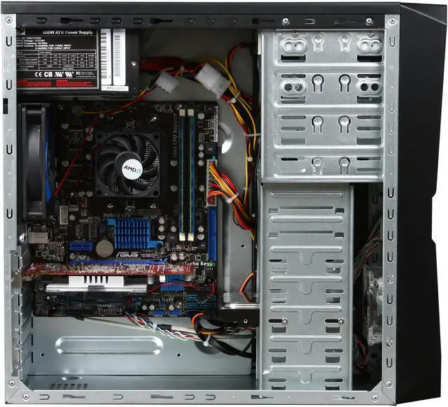 Alt view image 6 of 9 - CyberpowerPC Desktop PC Gamer Ultra 2053 AMD Athlon II X4 630 4GB DDR3 500GB HDD ATI Radeon HD 5670 Windows 7 Home Premium 64-bit