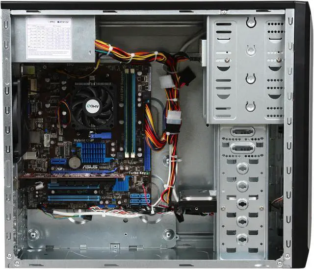 Alt view image 6 of 9 - CyberpowerPC Desktop PC Gamer Ultra 2054 AMD Athlon II X2 255 4GB DDR3 500GB HDD ATI Radeon HD 5450 Windows 7 Home Premium 64-Bit