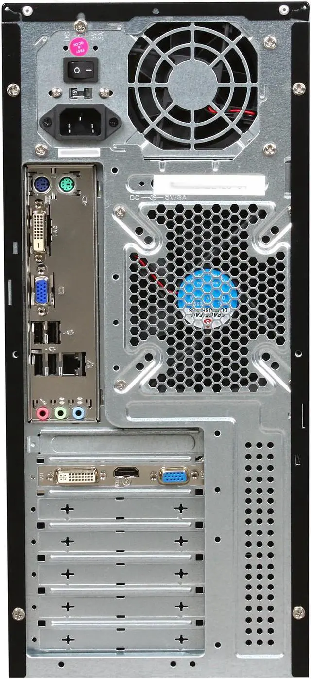 Alt view image 8 of 9 - CyberpowerPC Desktop PC Gamer Ultra 2054 AMD Athlon II X2 255 4GB DDR3 500GB HDD ATI Radeon HD 5450 Windows 7 Home Premium 64-Bit