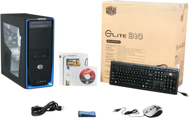 Alt view image 8 of 8 - CyberpowerPC Desktop PC Gamer Ultra 2057 AMD Phenom II X4 965 8GB DDR3 1TB HDD ATI Radeon HD 5770 Windows 7 Home Premium 64-bit