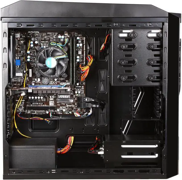 Alt view image 6 of 8 - CyberpowerPC Desktop PC Gamer Xtreme 1077 Intel Core i5-760 4GB DDR3 1TB HDD ATI Radeon HD 5450 Windows 7 Home Premium 64-bit