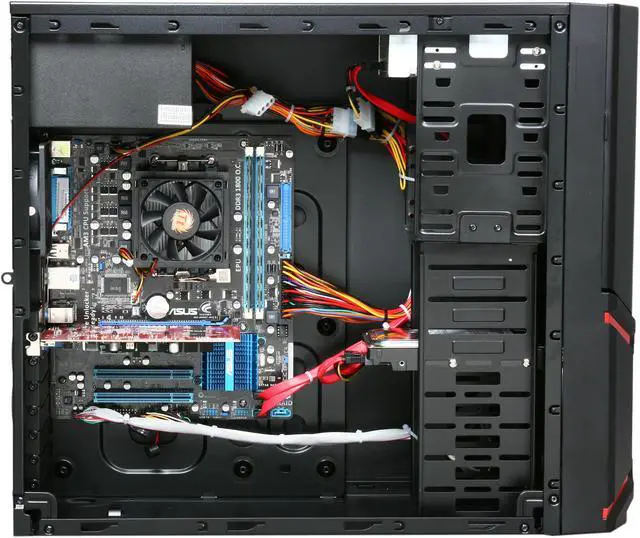 Alt view image 5 of 7 - CyberpowerPC Desktop PC Gamer Ultra 2055 AMD Athlon II X2 255 4GB DDR3 500GB HDD ATI Radeon HD 5450 Windows 7 Home Premium 64-Bit