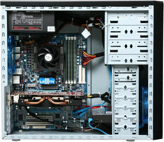 Alt view image 6 of 7 - CyberpowerPC Desktop PC Gamer Ultra 2059 AMD Phenom II X6 1055T 8GB DDR3 1TB HDD ATI Radeon HD 5850 Windows 7 Home Premium 64-bit