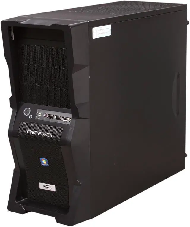 Alt view image 2 of 8 - CyberpowerPC Desktop PC Gamer Xtreme 1084 Intel Core i7-950 12GB DDR3 30GB SSD+1TB HDD HDD NVIDIA GeForce GTX 460 Windows 7 Home Premium 64-bit