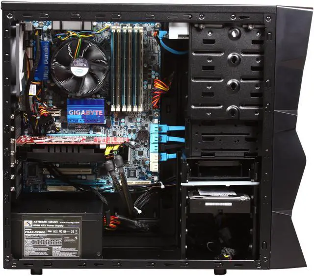 Alt view image 5 of 8 - CyberpowerPC Desktop PC Gamer Xtreme 1084 Intel Core i7-950 12GB DDR3 30GB SSD+1TB HDD HDD NVIDIA GeForce GTX 460 Windows 7 Home Premium 64-bit