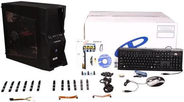 Alt view image 8 of 8 - CyberpowerPC Desktop PC Gamer Xtreme 1084 Intel Core i7-950 12GB DDR3 30GB SSD+1TB HDD HDD NVIDIA GeForce GTX 460 Windows 7 Home Premium 64-bit