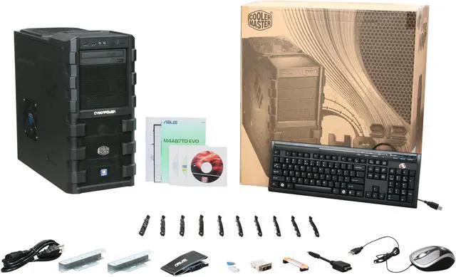 Alt view image 9 of 9 - CyberpowerPC Desktop PC Gamer Ultra 2062 AMD Phenom II X4 965 4GB DDR3 1TB HDD AMD Radeon HD 6870 Windows 7 Home Premium 64-Bit