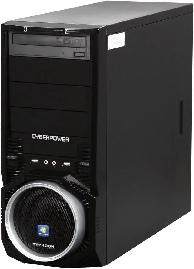Alt view image 3 of 9 - CyberpowerPC Desktop PC Gamer Ultra 2064 AMD Phenom II X4 925 4GB DDR3 1TB HDD ATI Radeon HD 5670 Windows 7 Home Premium 64-Bit