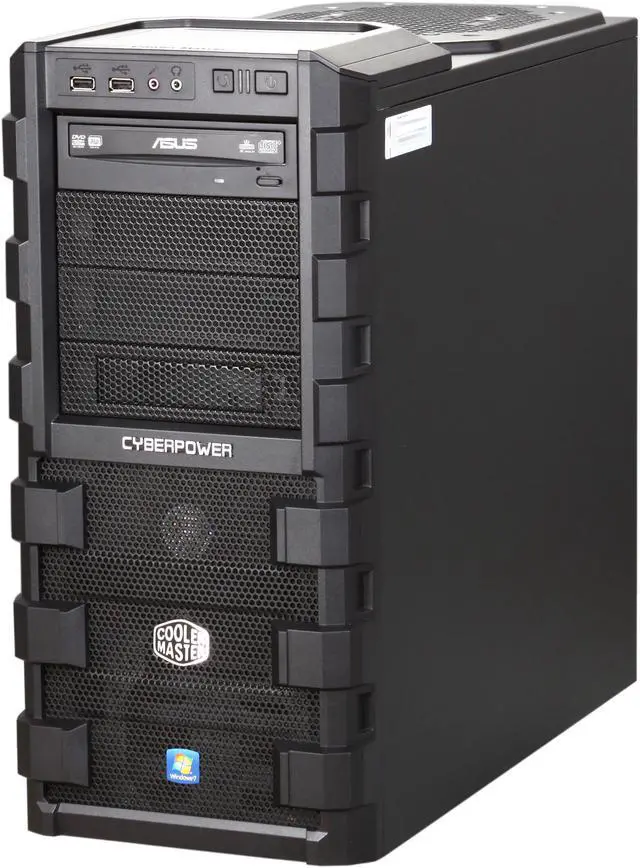 Alt view image 3 of 10 - CyberpowerPC Desktop PC Gamer Xtreme 1094LQ Intel Core i7-960 12GB DDR3 1TB HDD NVIDIA GeForce GTX 570 Windows 7 Home Premium 64-bit